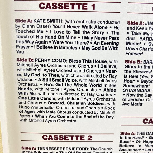 Readers Digest Vintage Cassette Tapes Songs of Joy and Devotion Boxed Set of 4 - Picture 5 of 10